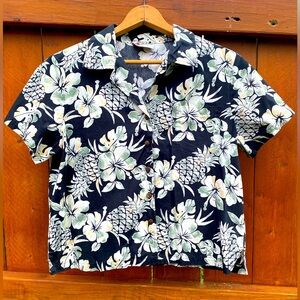 Hilo Hattie Vintage 70s Hawaiian Shirt Buttondown